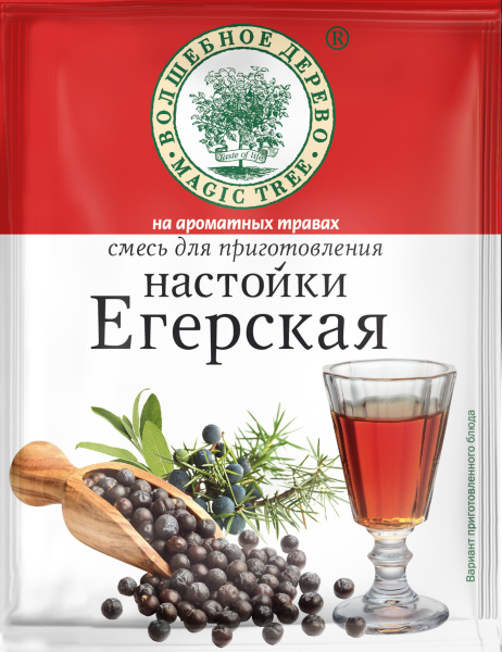 Смесь для приготовления настойки ЕГЕРСКАЯ 10г*45 Волшебное дерево